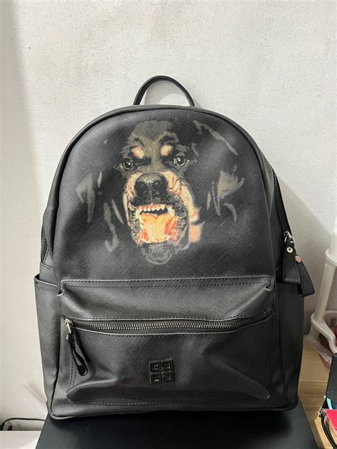 used givenchy backpack|givenchy rottweiler backpack.